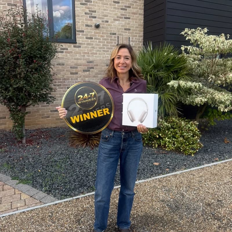 Alison B., winner of Apple AirPods Max